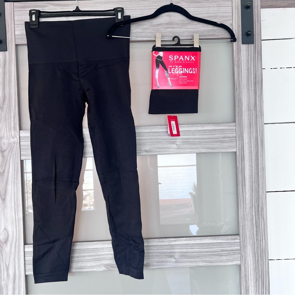SPANX Cropped Black Leggings bundle